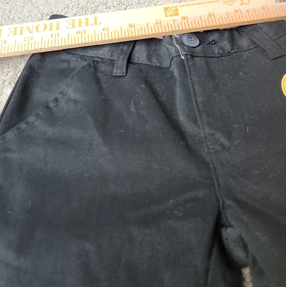 Boys' Straight Fit Uniform Pants - Cat & Jack Black 8